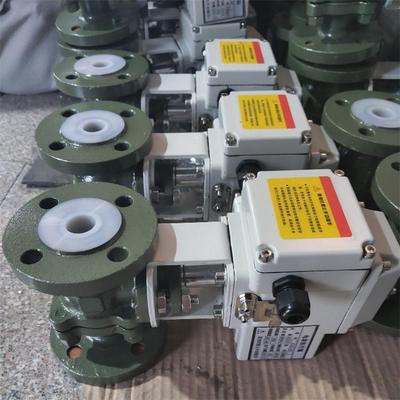 Q941F46电动衬氟球阀